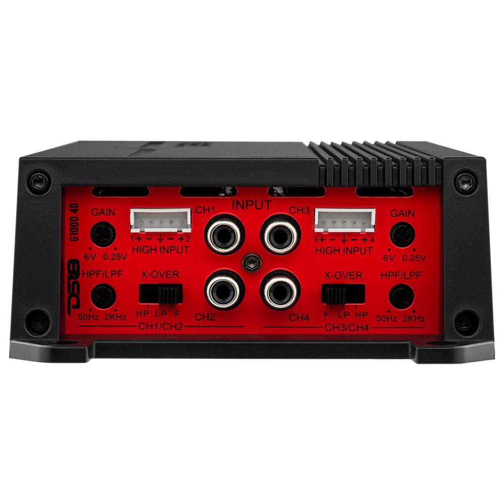 Amp Rms GEN-X Full-Range Class D 4-Channel Amplifier 4 x 90 Watts Rms @ 4-ohm