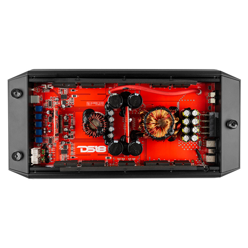 DS18 GEN-X3000.1D Class D 1-Channel Monoblock Amplifier 3000 Watts