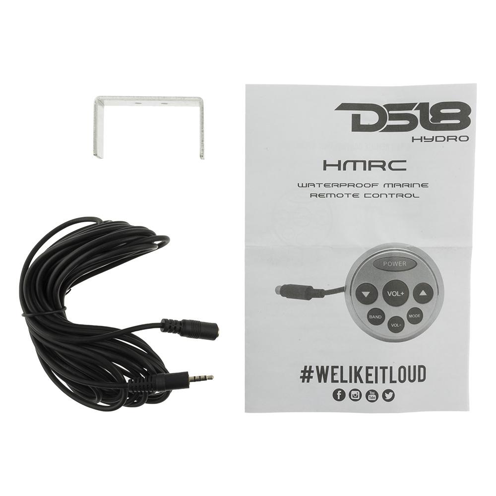DS18 HYDRO HMRC Marine And Powersports Digital Media Receiver Wired Remote Control