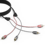 DS18 HQRCA-12FT Dual Twist RCA Cable - 12 Ft Long. These cables carry your music signal to your amplifiers 