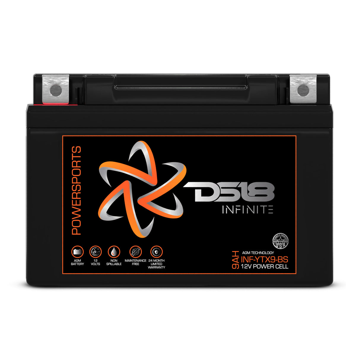 INFINITE 350 Watts 9 AH AGM Power Cell For Power Sports