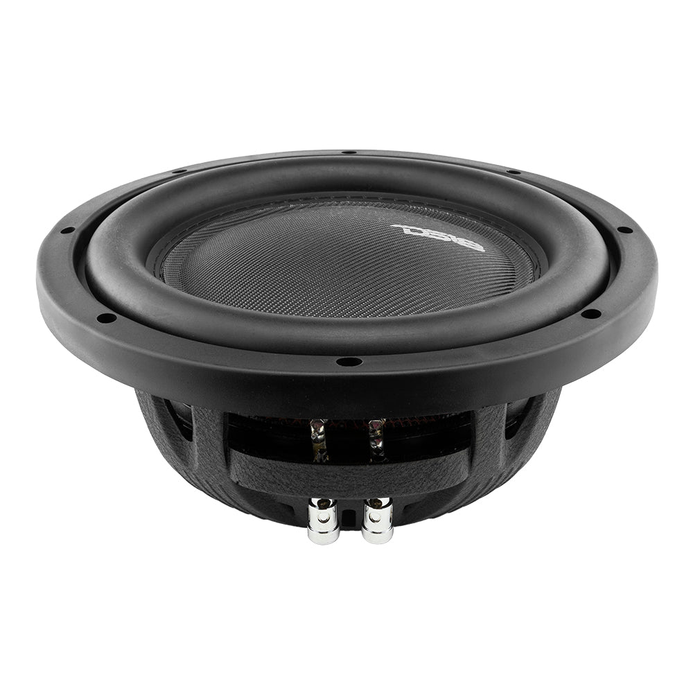 DS18 IXS10.4S 10" Shallow Mount Car Subwoofer – 1000W Max, 500W RMS, Single 4-Ohm (Open Box - Restored)