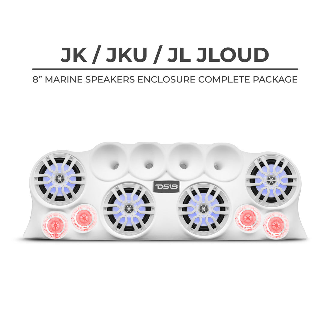 DS18 Loaded/JLOUD Jeep Wrangler JK/JKU/JL Loaded Sound Bar System best