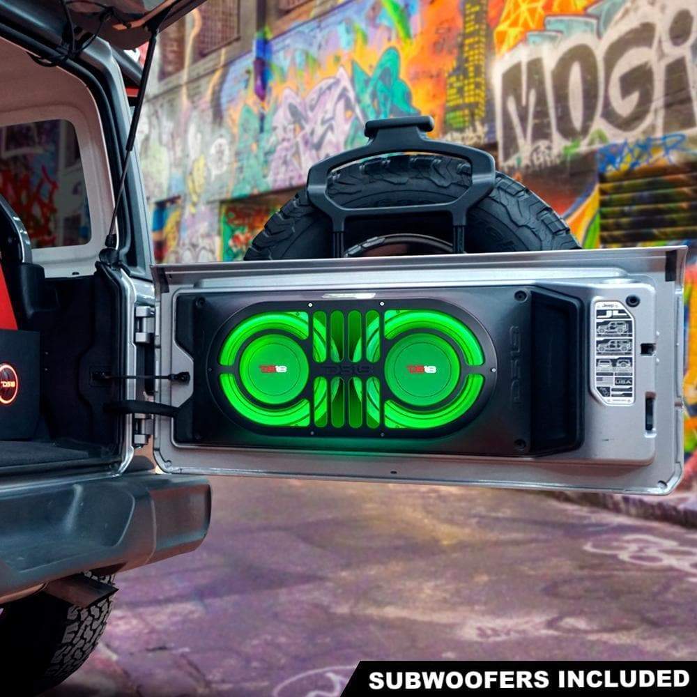 DS18 Jeep JBASS Platinum Tailgate Combo jeep wrangler sound bar speakers combo Package