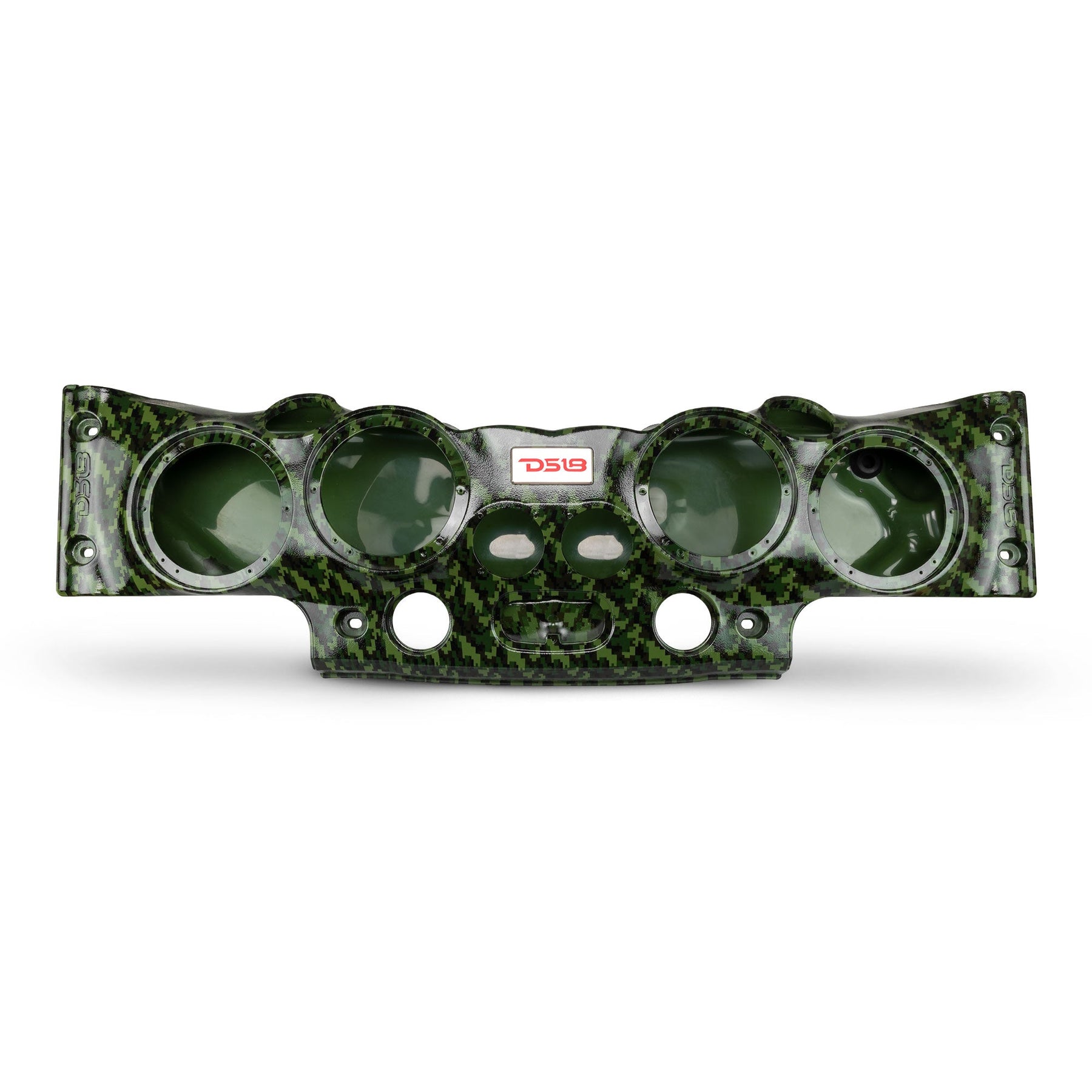 DS18 JK-SBAR/CMGR Exclusive Overhead Audio Bar System for JK/JKU Jeeps (4x 8" Speakers 4x3.72" Tweeters 2x1" Drivers) Camo Green