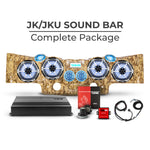DS18 Jeep JK/JKU Complete Sound Bar Package with Carbon Fiber Speakers