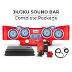 DS18 Jeep JK/JKU Complete Sound Bar Package with Metal Grill Speakers