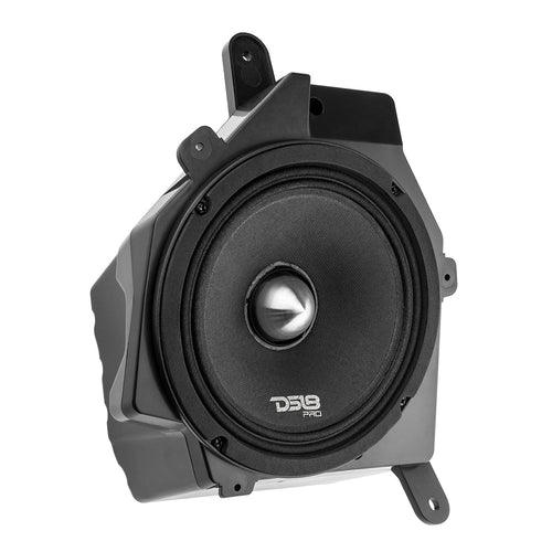 Caja acústica para tablero Jeep JL/JLU/JT – Equipada con altavoces de 6.5” a la izquierda y a la derecha con PRO-FR6NEO, 225W RMS 