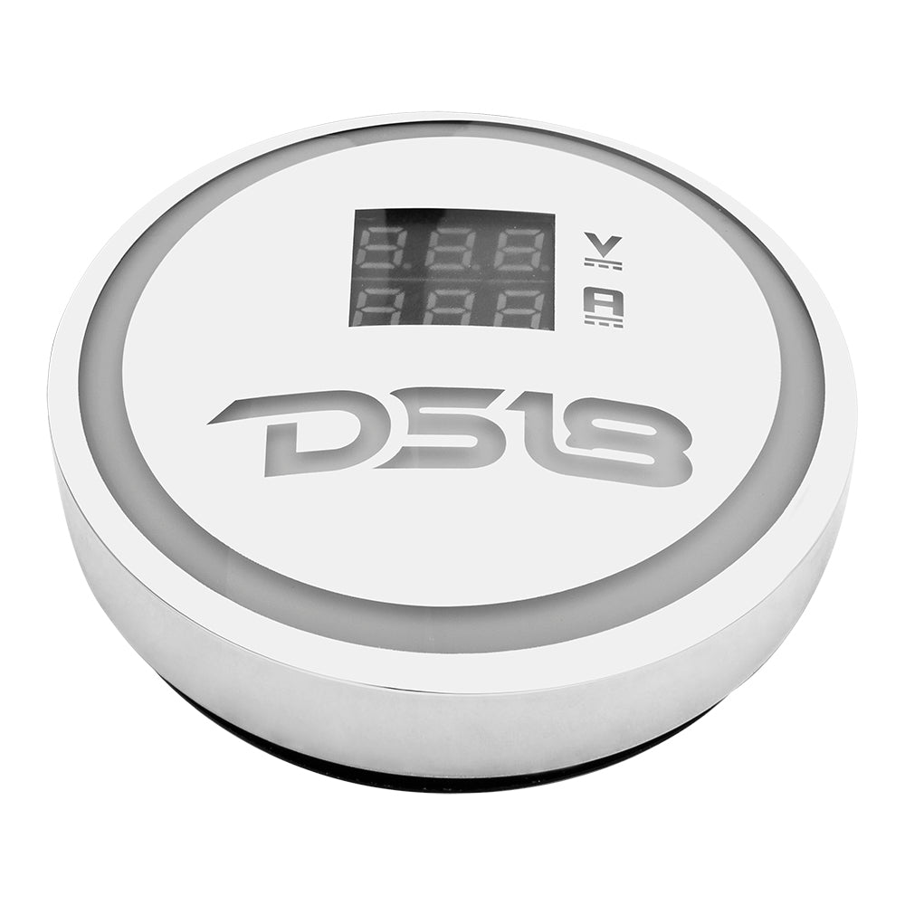 DS18 LBC6VAM Badge with RGB Lights and Volt/Current Meter