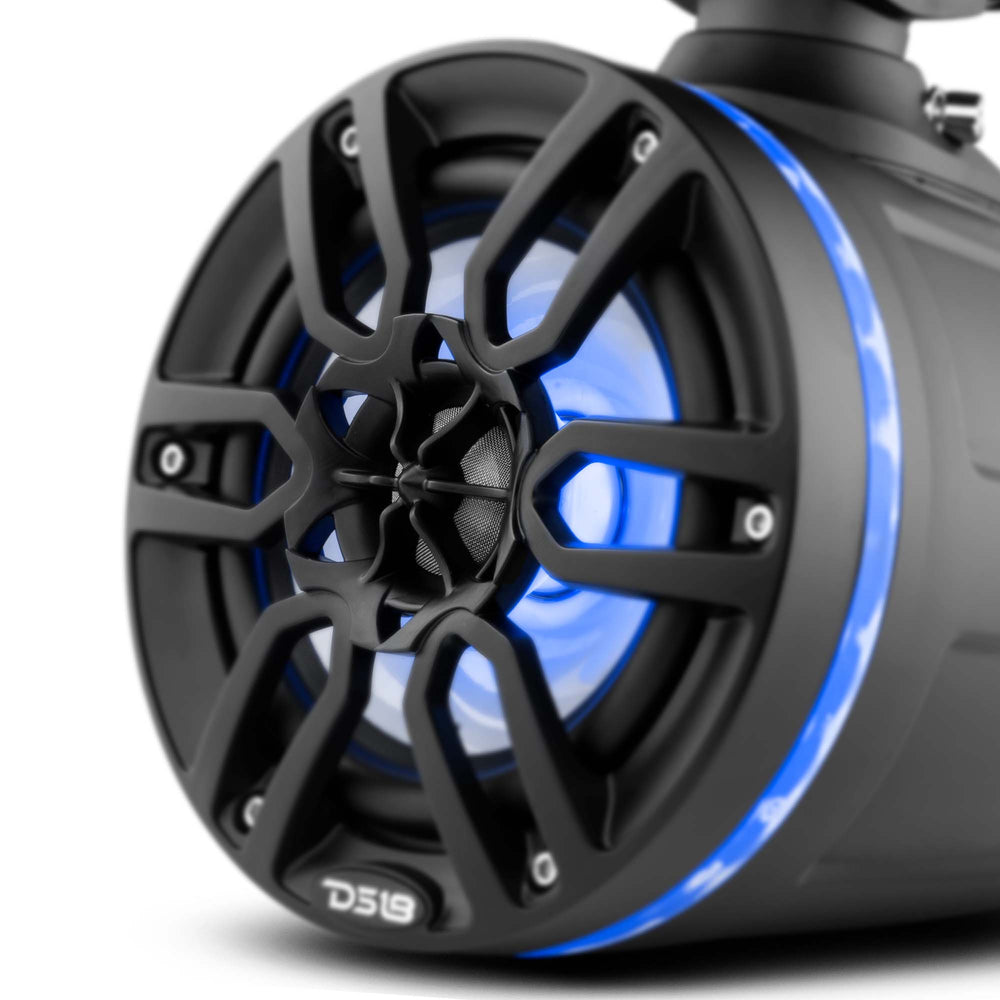 Pump Up The Jam: DS18 NXL-X8TP/RD 8" Marine Tower Speakers – 375W Pair W/ LED
