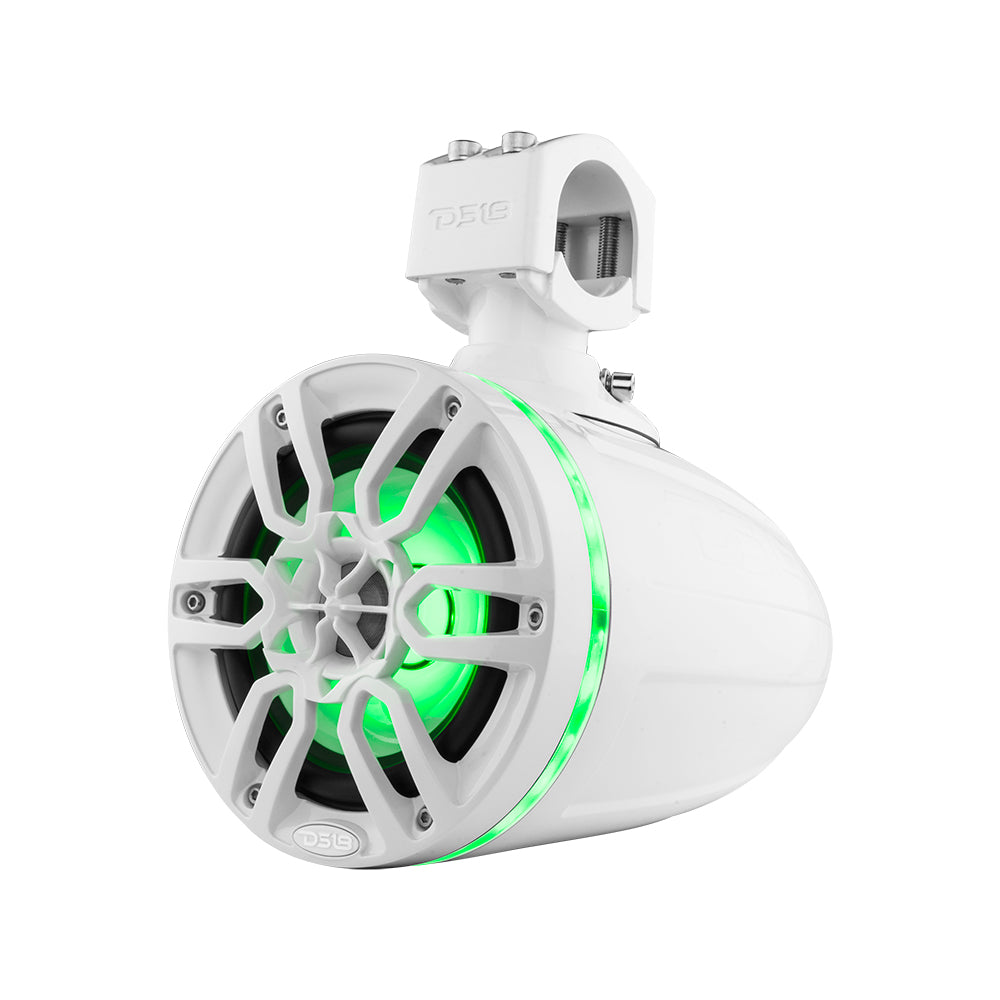 NXL 6.5" Marine and Powersports Towers LED RGB Lights 100 Watts Rms -White