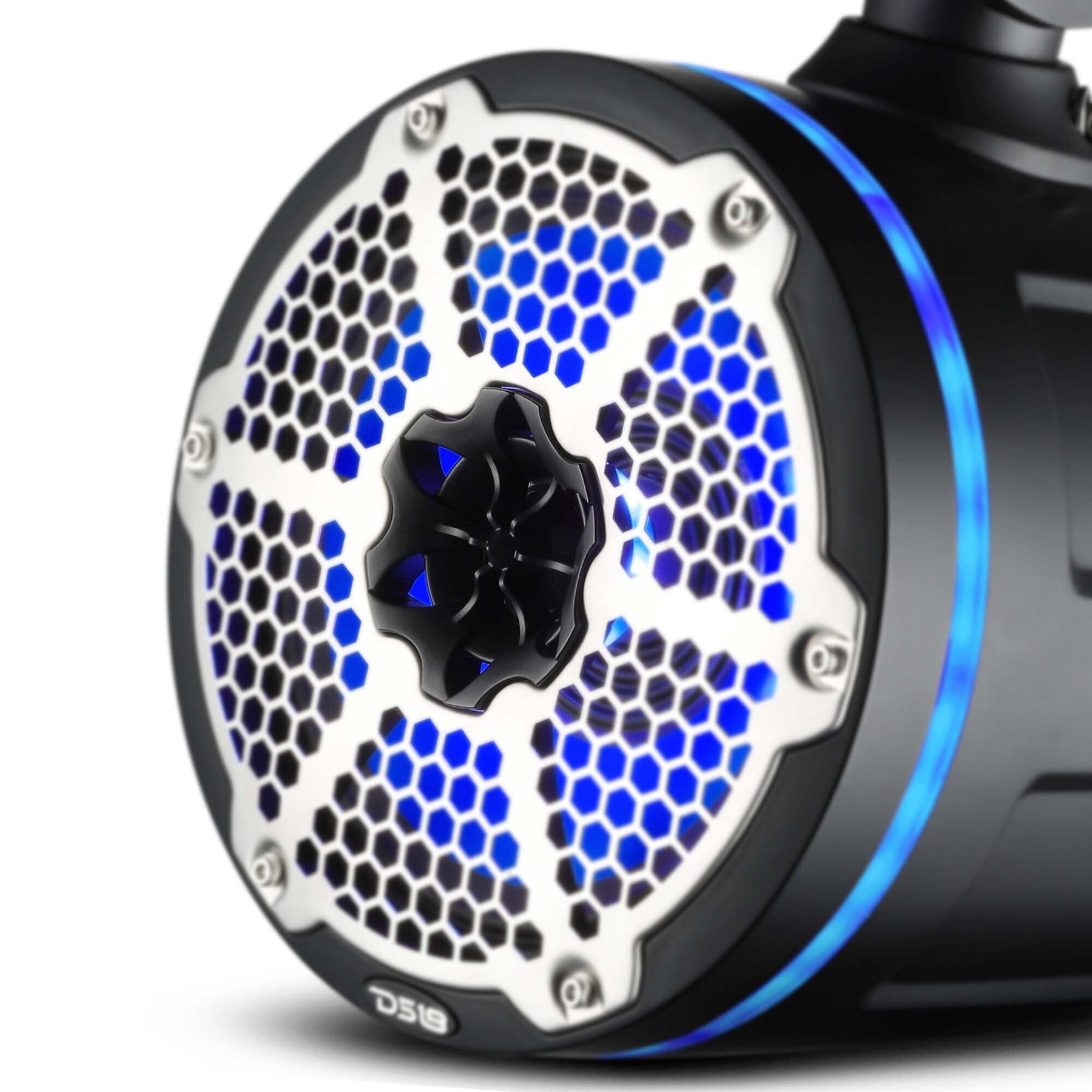 DS18 NXL-X8TPNEO WH 8quot; Neodymium Marine Towers With Built-in Passive  Radiator, 1quot; Driver And RGB LED Lights High Performance, Marine Grade  スピーカー