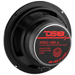 DS18 PRO-B6.4 6.5" Mid-Range Car Audio Loudspeaker with Bullet 120 Watts 4-Ohm
