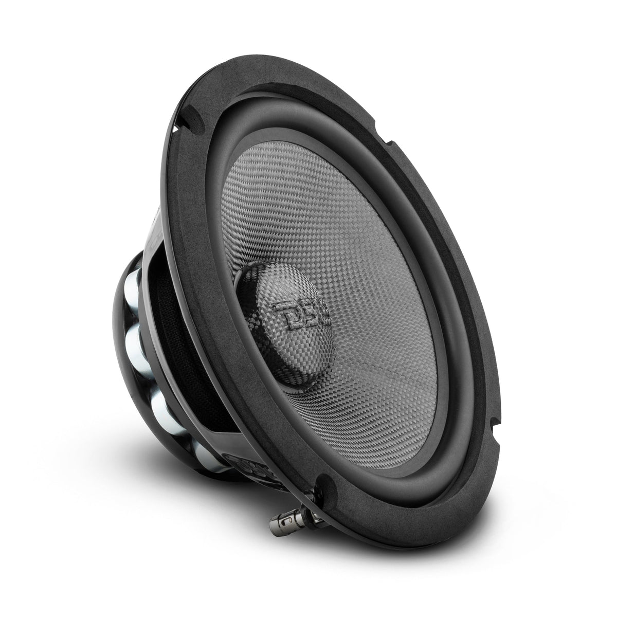 DS18 PRO-CF8.4NR 8" Mid-Bass Loudspeaker With Water Resistant Carbon Fiber Cone And Neodymium Rings Magnet 600 Watts 4-Ohms