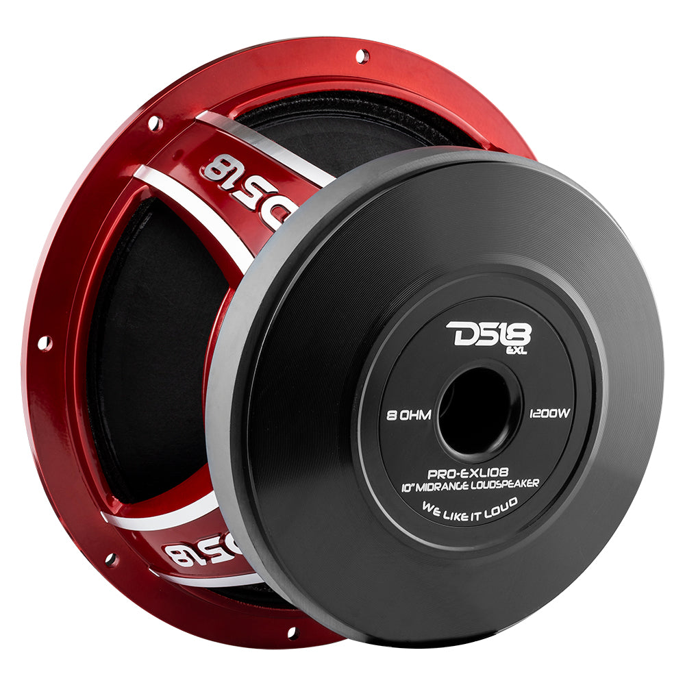 DS18 PRO-EXL108 10" Mid-Range Loudspeaker 1200 Watts 8-Ohm
