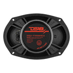 DS18 PRO 6x9" Neodymium Full-Range Loudspeaker with Bullet 500 Watts 4-Ohms with Grill (1 Speaker) car audio stereo speakers
