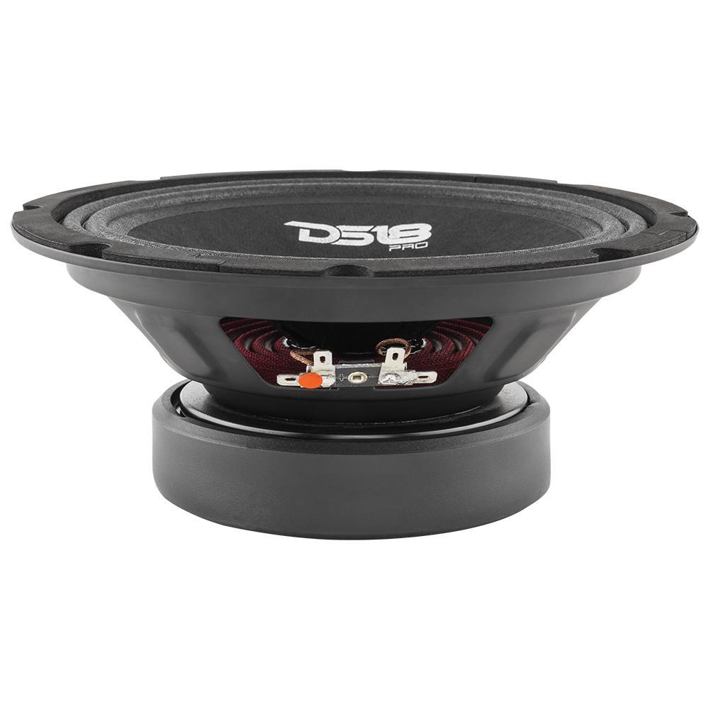 DS18 High Wattage Mid and High Range Package Extremely Loud PRO Audio 8" Set car audio stereo midrange speakers