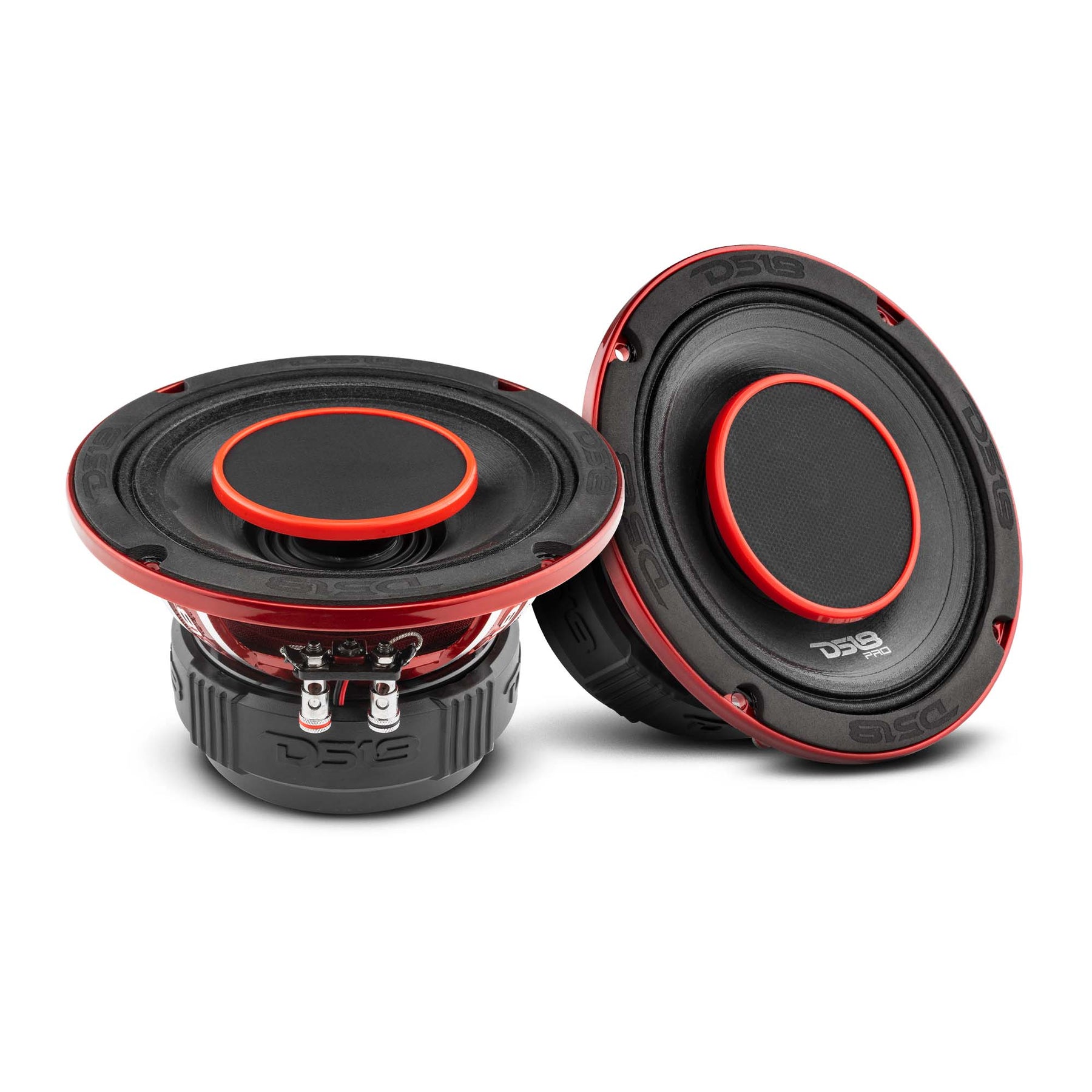PRO 6.5" Coaxial Hybrid Mid-Range Water resistant Cone Loudspeaker with Built-in Driver 225 Watts Rms 4-Ohm