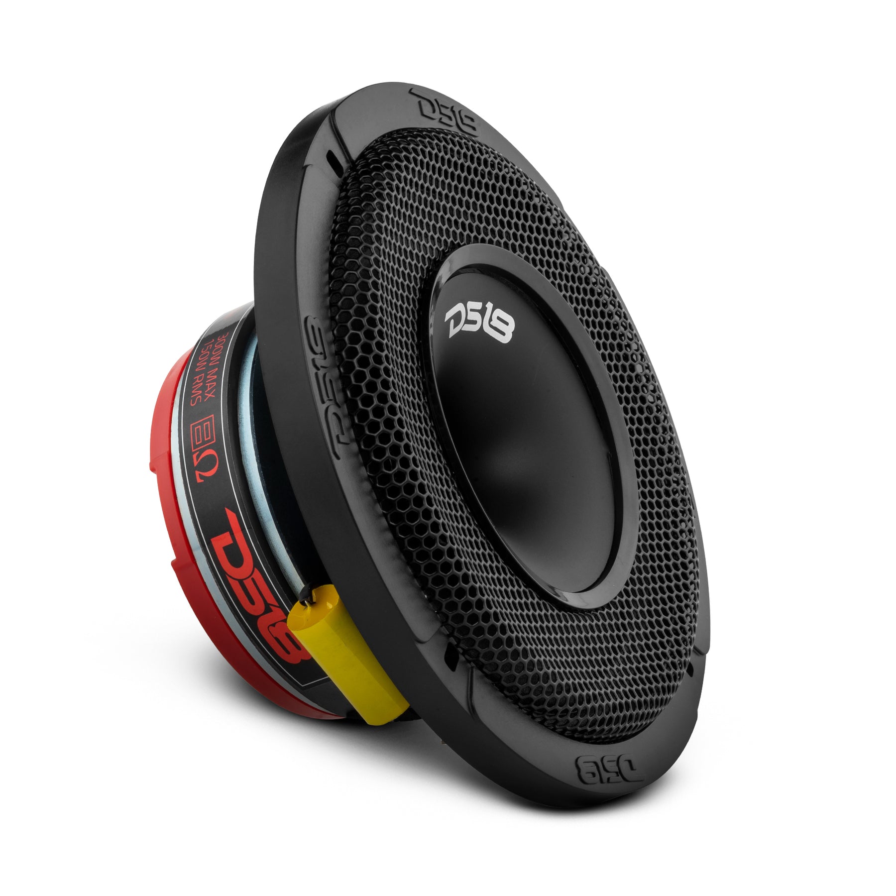 PRO 6.5" Shallow Coaxial Hybrid Mid-Range Loudspeaker with Built-in Driver 150 Watts Rms 8-Ohm