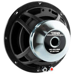 PRO 8" Neodymium Water resistant Carbon Fiber Cone Mid-Bass Woofer 250 Watts Rms 4-Ohm
