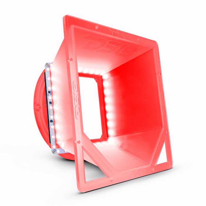 Bocina difusora de 10" con luces RGB