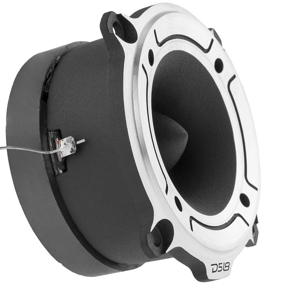 DS18 PRO-TW120 1" PRO Aluminum Super Bullet Tweeter VC 240 Watts with Built In Crossover (Pair ) Audio Stereo System Motorcycle tweeters Speaker 