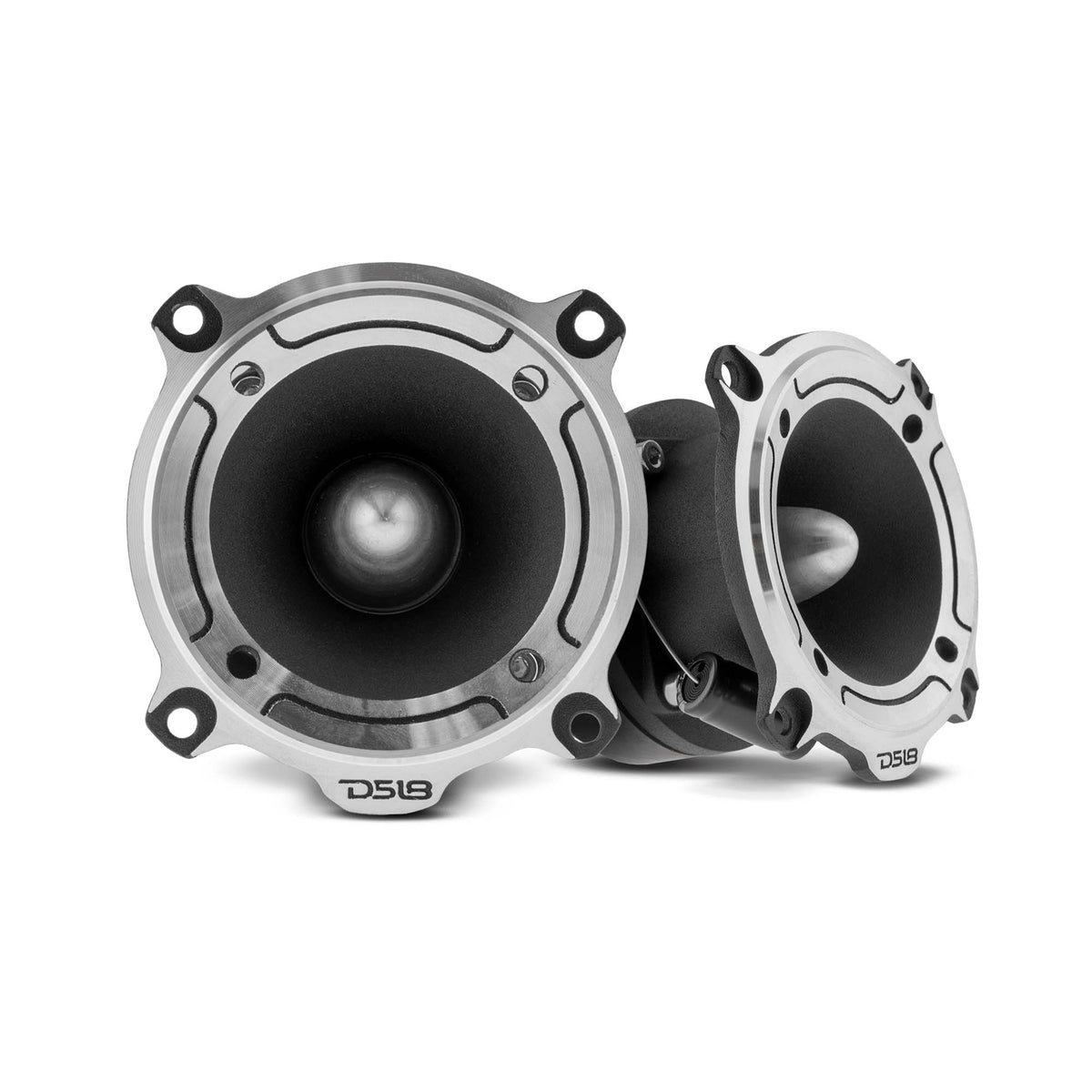 DS18 PRO-TW220 1" PRO Aluminum Super Bullet Tweeter VC 240 Watts with Built In Crossover (Pair) Audio Stereo System Motorcycle tweeters Speaker. bullet tweeters. bullet tweeter.