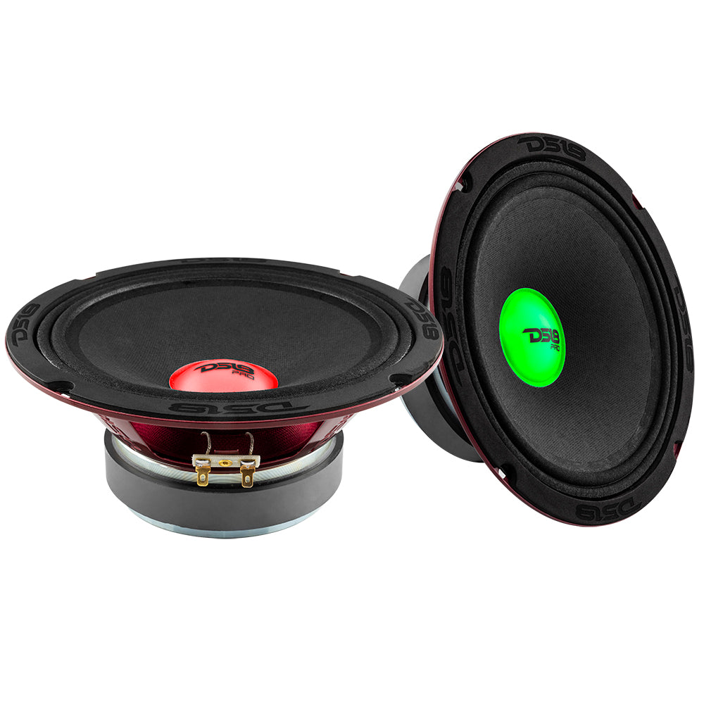 PRO-X 8" Mid-Range Loudspeaker with RGB Light Dust Cap 275 Watts Rms 4-Ohm