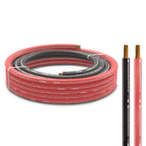 DS18 8-GA Ultra Flex OFC Ground Power Cable 5 Ft Black and 20 Ft Red Kit