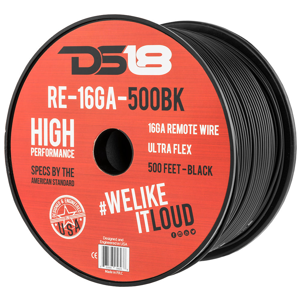 DS18 16-GA Ultra Flex Primary Remote Wire 500 Feet
