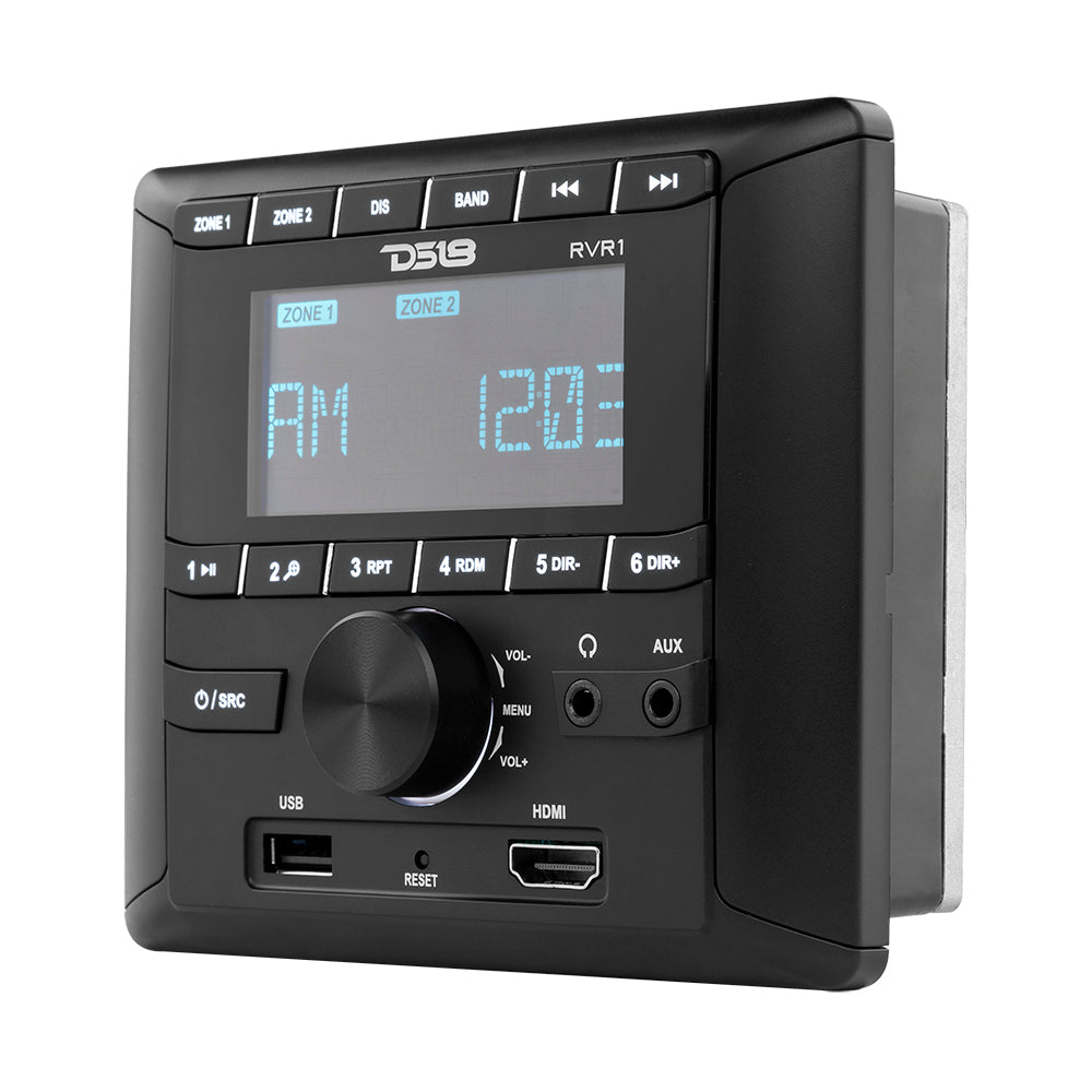 RV and Trailers Headunit 2.75" LCD screen , 2 Zones, 4 volts Output,HDMI, BT, RDS 4 X 50 Watts