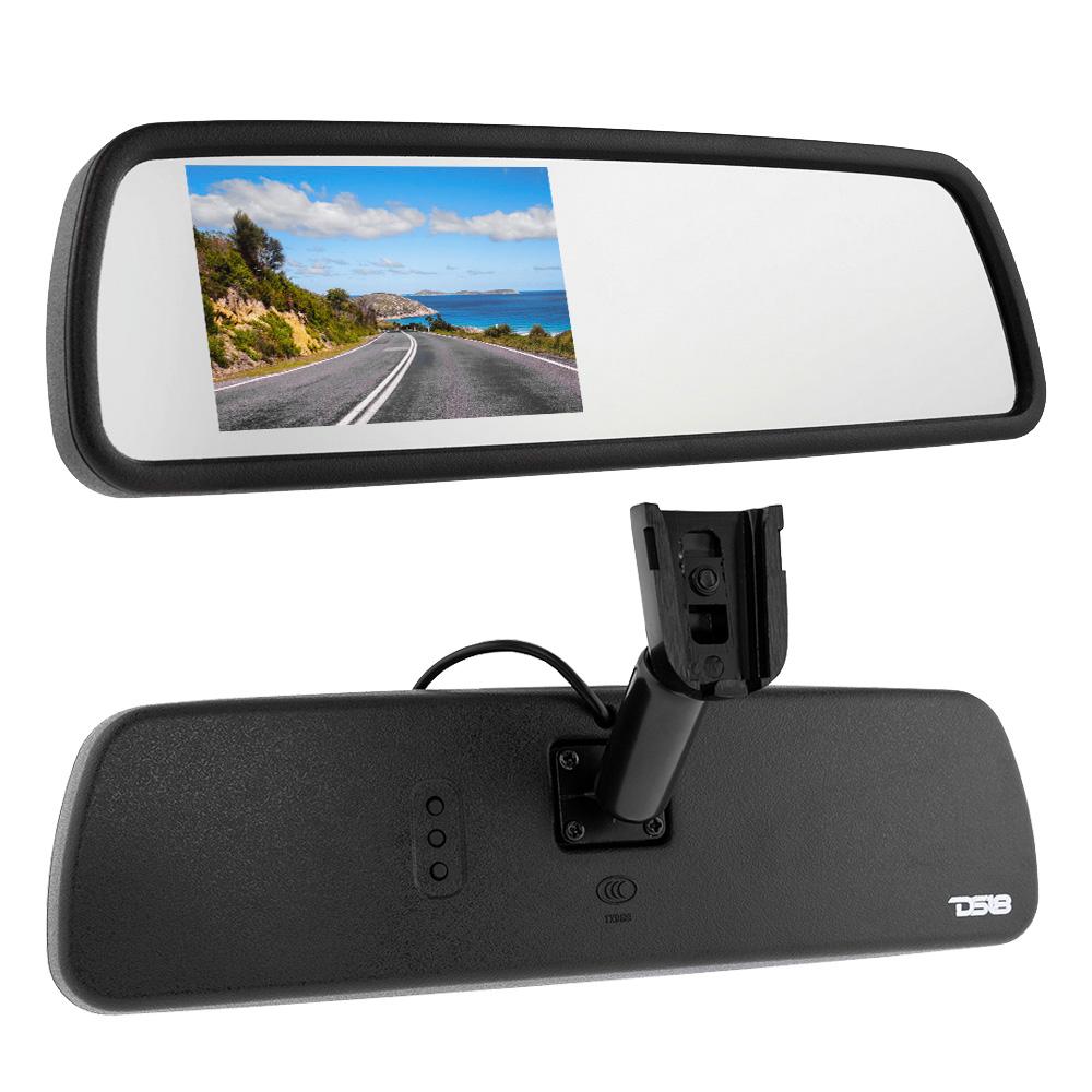 DS18 RVM/S Rearview Mirror with 4.3" LCD Display for Reverse Camera with Special Mount