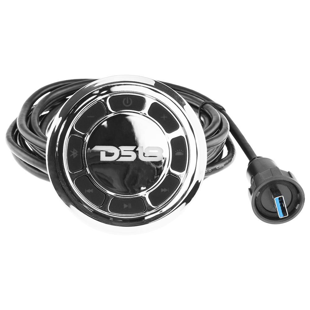 DS18 SBAR30BT HYDRO 30" Amplified 2 Way ( 6x3" Mid-Range + 2x Tweeters ) Sound Bar Waterproof Speaker System with Bluetooth Integrated RGB Lights 320 Watts