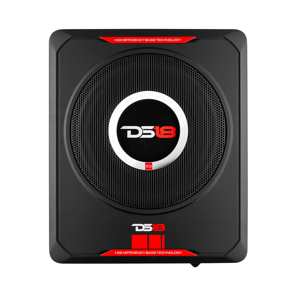 DS18 SQBASS8 8" Under Seat Amplified Powered Car Subwoofer 600 Watts.