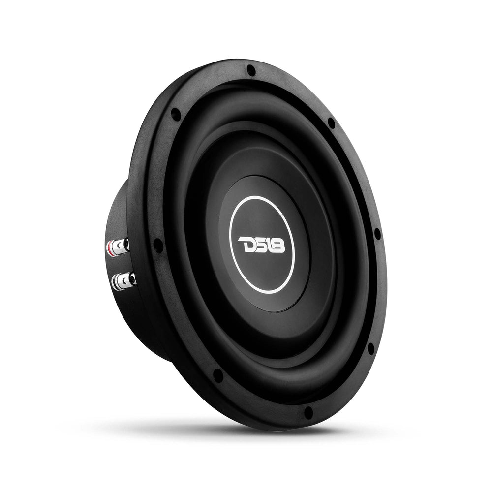 DS18 SRW8.4D Shallow 8" Subwoofer 300 Watts 4Ohm DVC audio subwoofers
