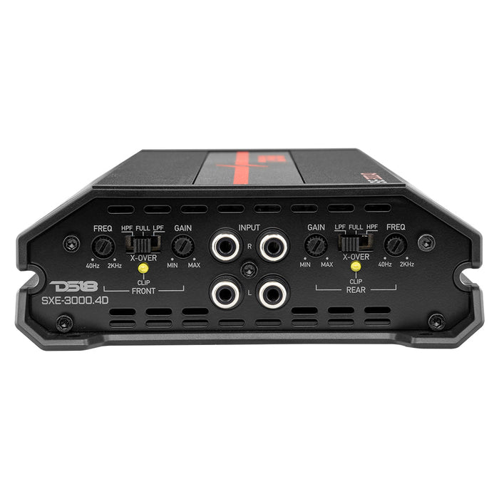 DS18 SXE3000.4D Class D 4Channel FullRange Car Amplifier 200 x 4 RMS