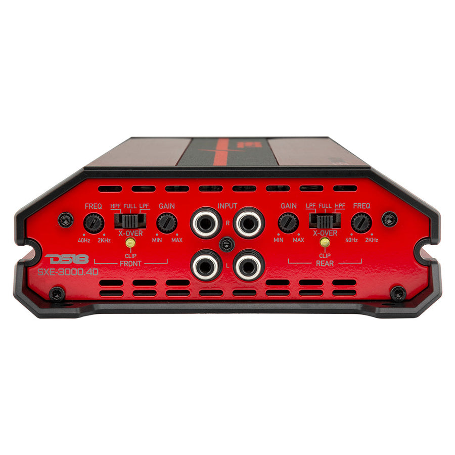 DS18 SXE3000.4D Class D 4Channel FullRange Car Amplifier 200 x 4 RMS