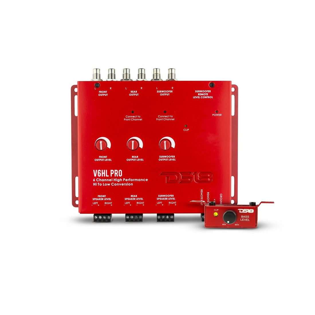 Hi/Lo Converter 6Channel with 12 Volt Trigger Output (Remote out)