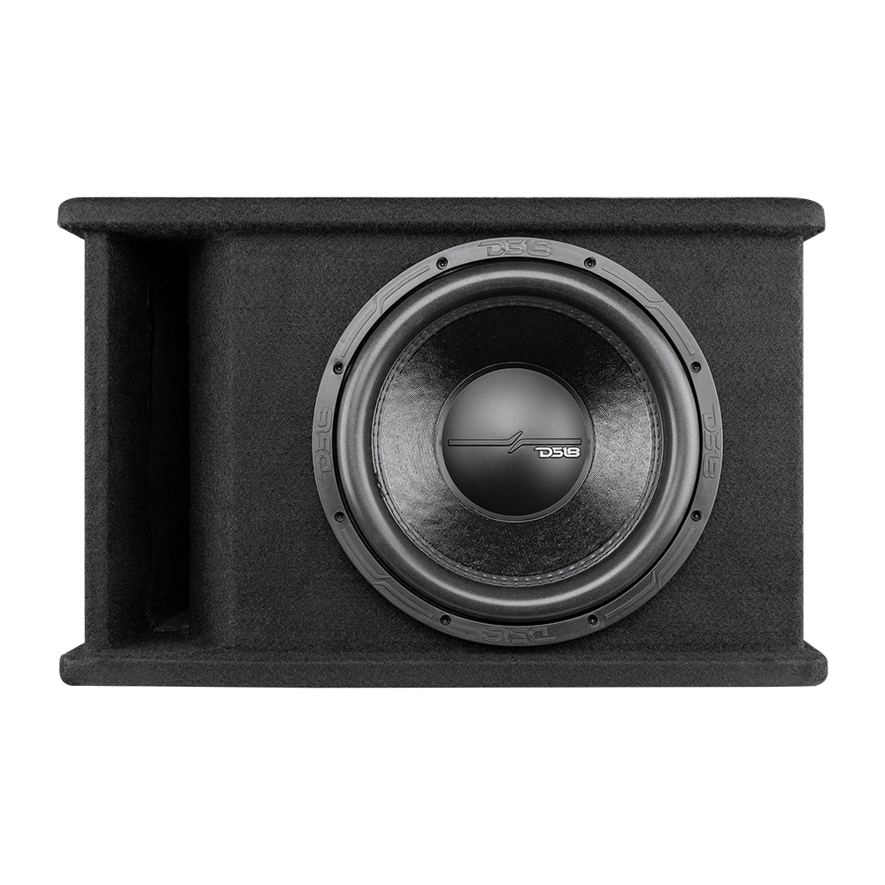 DS18 ZR112LD-PKG Bass Package 12" Subwoofer In a Ported Box With Amplifier and Amplifier Installation Kit - ZR112LD + ZR1000.1D Amp + AMPKIT4