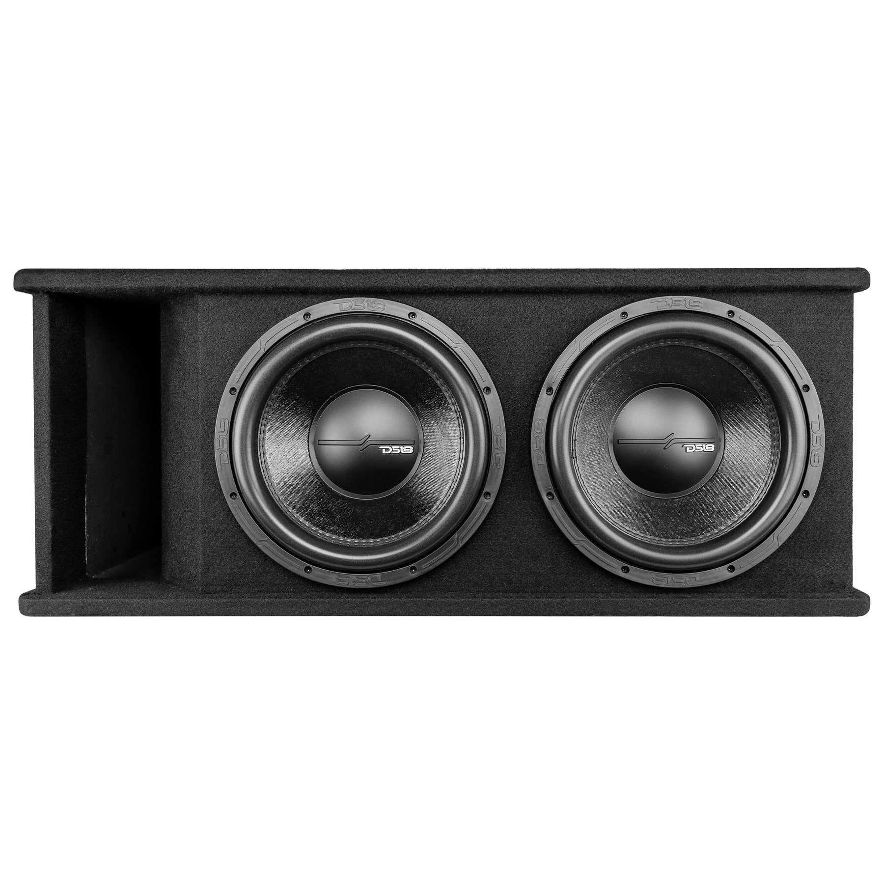 DS18 ZR212LD-PKG Bass Package 2 x ZR12D4 12" Subwoofers In a Ported Box 3200 Watts with ZR2000.1D Class D 1-Channel Amplifier, and Ampkit0