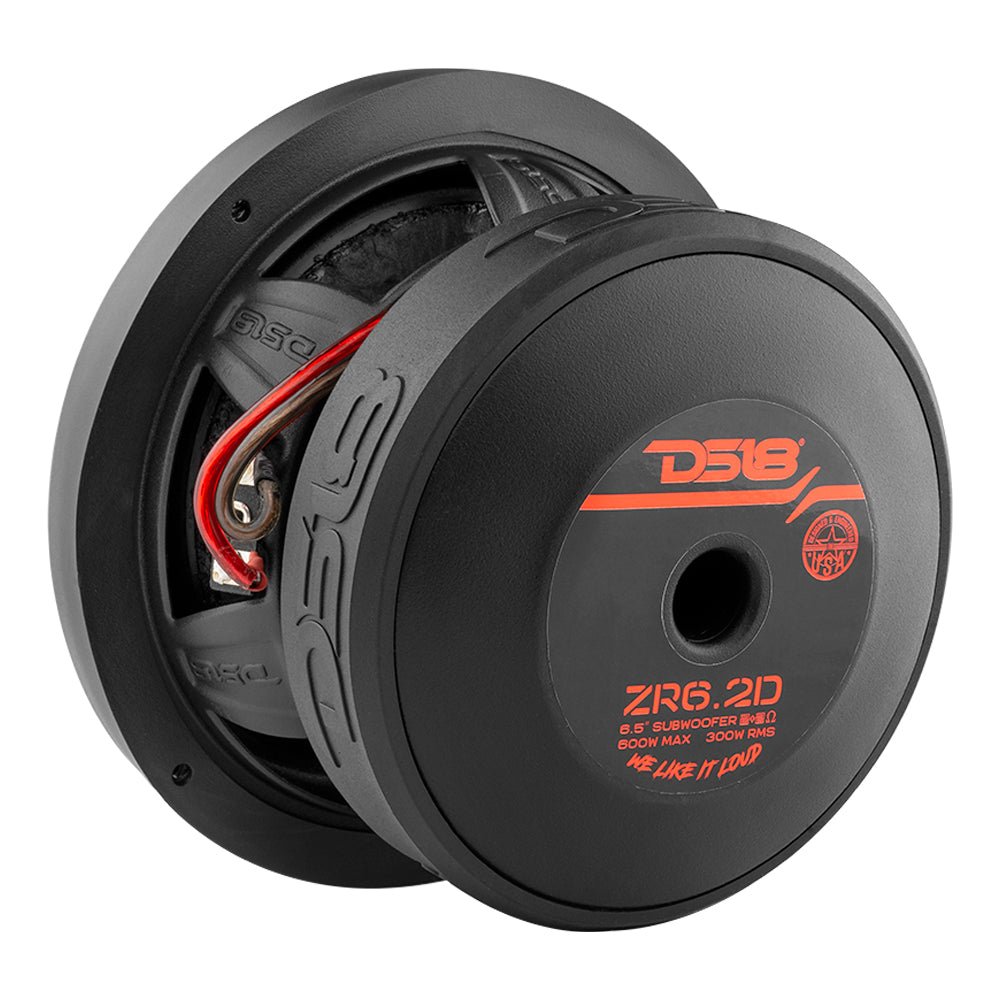 DS18 Subwoofer with 600 Watts 2-Ohm DVC audio subwoofers