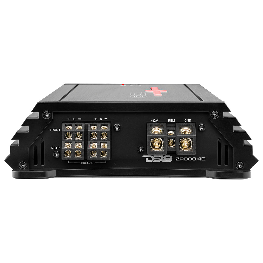 ZR 4-Channel Class D Amplifier 4 x 200 Watts Rms @ 4-ohm