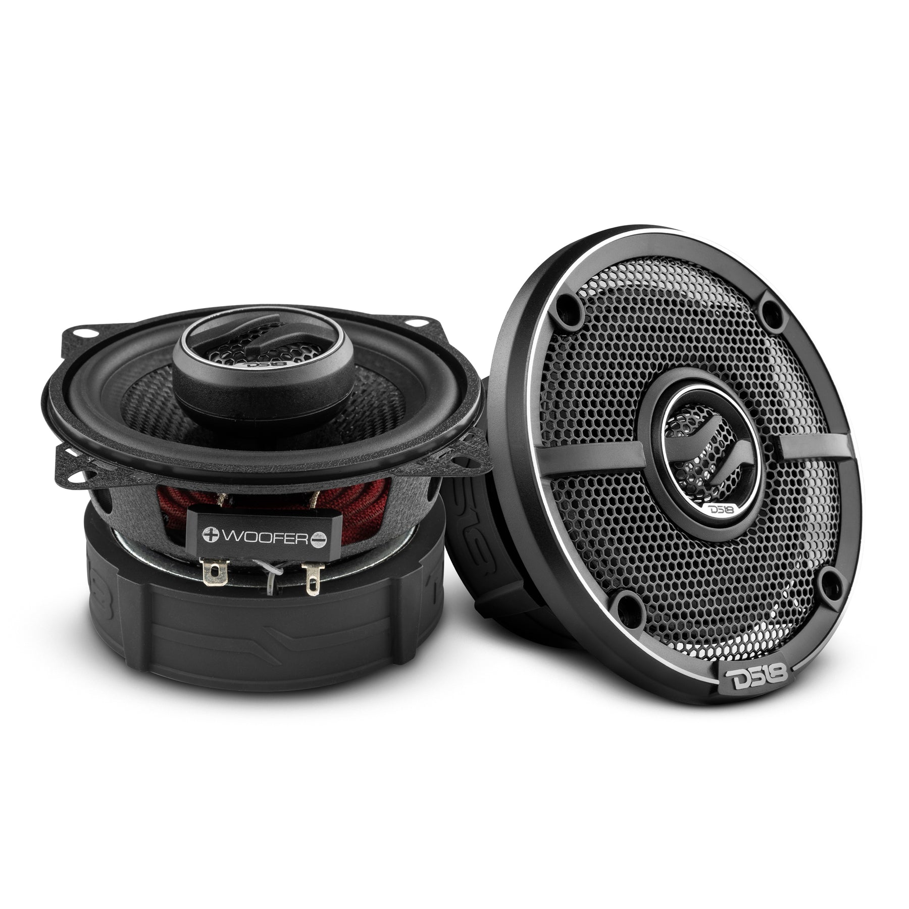 ZXI 4" 2-Way Coaxial Speakers with Kevlar Cone 50 Watts Rms 4-Ohm